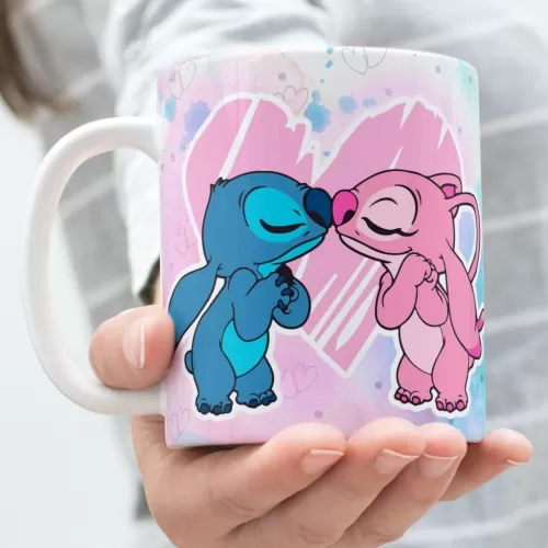 Kit Artes Canecas – Stitch in Love