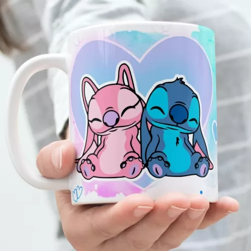 Kit Artes Canecas – Stitch in Love
