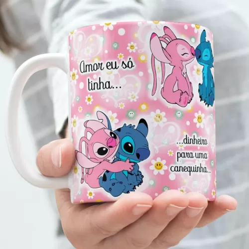 Kit Artes Canecas – Stitch in Love