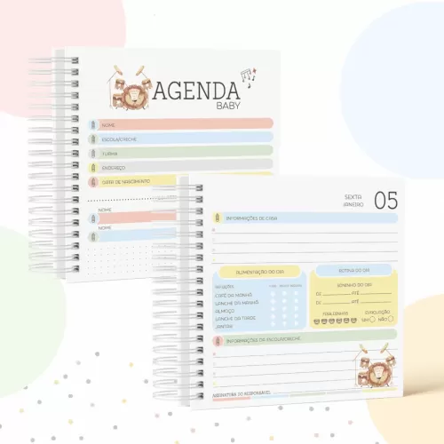 Kit Banda Animais – Volta às Aulas 2024 (Papel Amado)