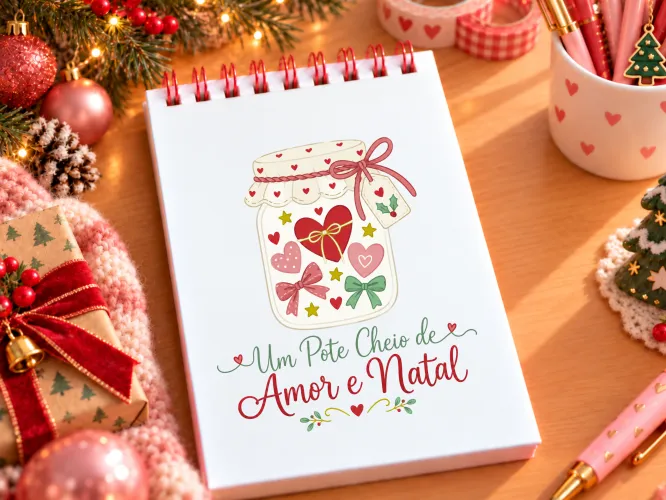 Kit digital com 12 capas para Bloquinhos A6 de Natal em PDF