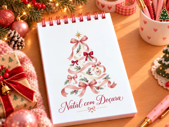 Kit digital com 12 capas para Bloquinhos A6 de Natal em PDF
