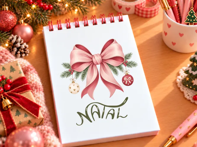 Kit digital com 12 capas para Bloquinhos A6 de Natal em PDF