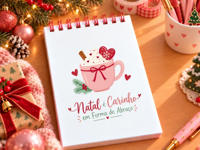 Kit digital com 12 capas para Bloquinhos A6 de Natal em PDF