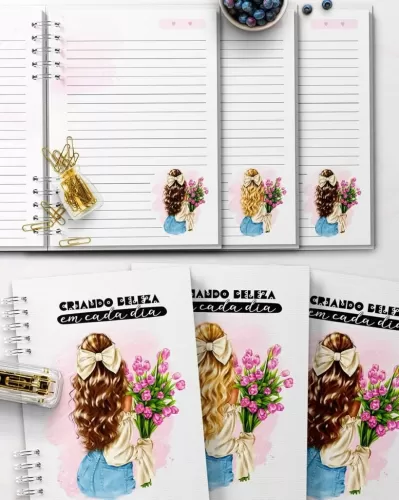 Kit Caderno Examine as Escrituras Adoração Matinal e Textos de Emergência (Bicho Papel)