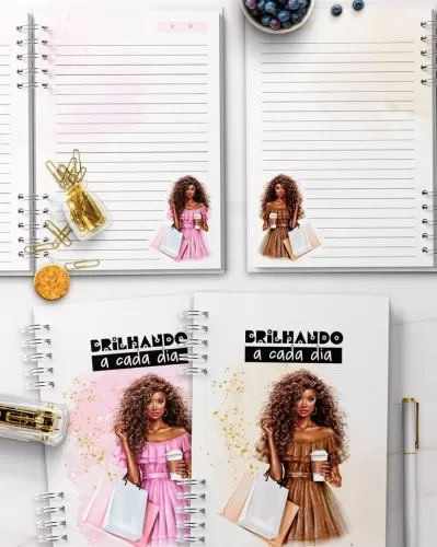 Kit Caderno Examine as Escrituras Adoração Matinal e Textos de Emergência (Bicho Papel)