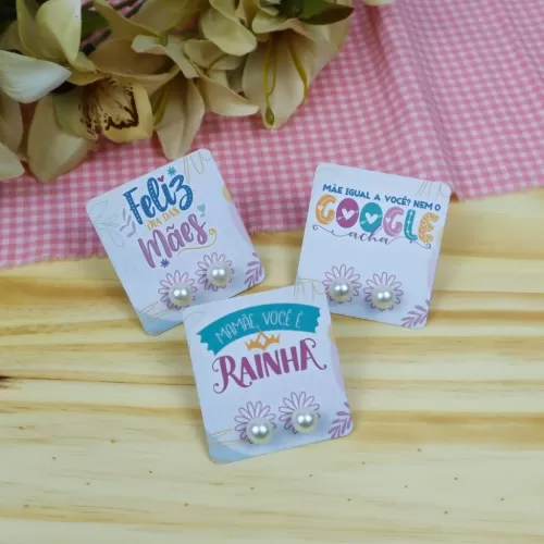 Kit Cards para Brincos – Dia das Mães