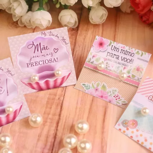 Kit Cards para Brincos – Dia das Mães