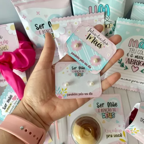 Kit Cards para Brincos – Dia das Mães