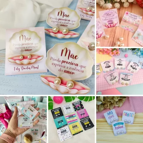 Kit Cards para Brincos – Dia das Mães