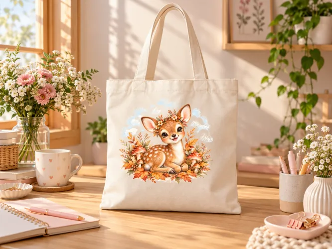Kit Cervinho Bosque 2027 com artes PNG para caneca e ecobag e agenda PDF A5 14,8 x 21 cm. Arquivos digitais para personalizados.