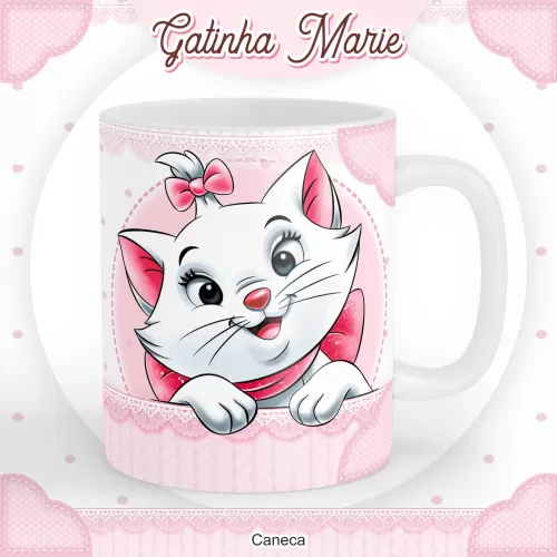 Kit Completo Gatinha Marie – Escolar | Saúde – Encadernação 2024 – Pamella Vieira