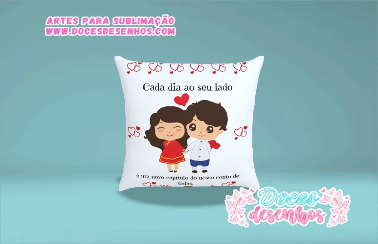 Kit Digital Almofadas Fofas e Românticas para Sublimação Kit Digital Almofadas Fofas e Românticas para Sublimação
