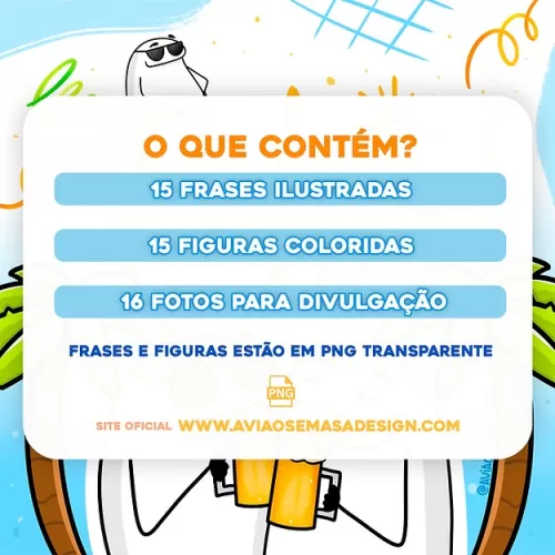 Kit Digital – Coleção Folia – Part.2 (Avião sem Asa)