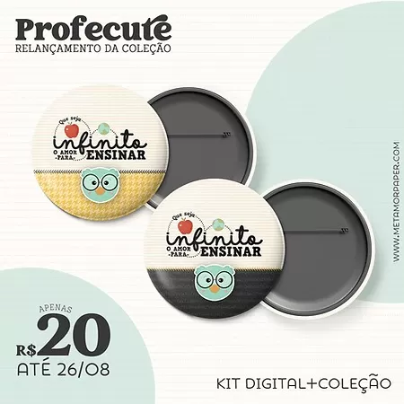 Kit Digital – Coleção ProfeCute | 2024 – Metamorpaper