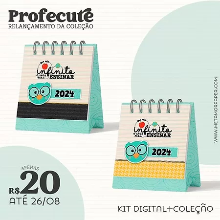 Kit Digital – Coleção ProfeCute | 2024 – Metamorpaper