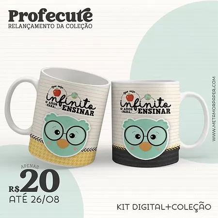Kit Digital – Coleção ProfeCute | 2024 – Metamorpaper