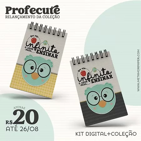 Kit Digital – Coleção ProfeCute | 2024 – Metamorpaper