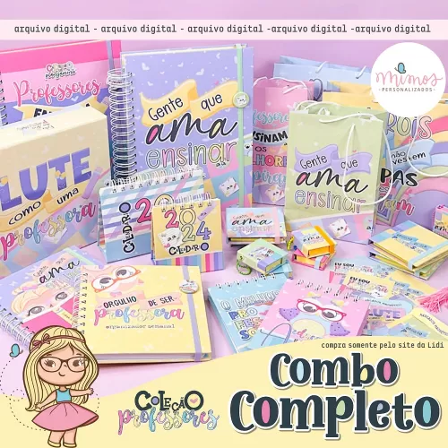Kit Digital – Combo Completo – Coleção Professores – Lidiane