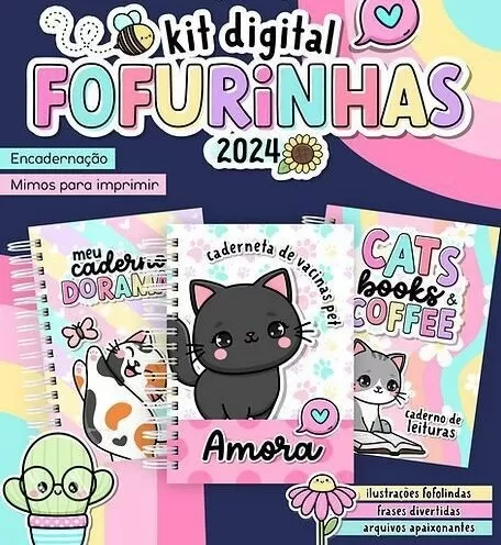 Kit Digital Fofurinhas 2024 (Letterinhas)