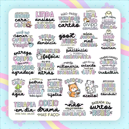 Kit Digital Frases Divertidas – Letterinhas