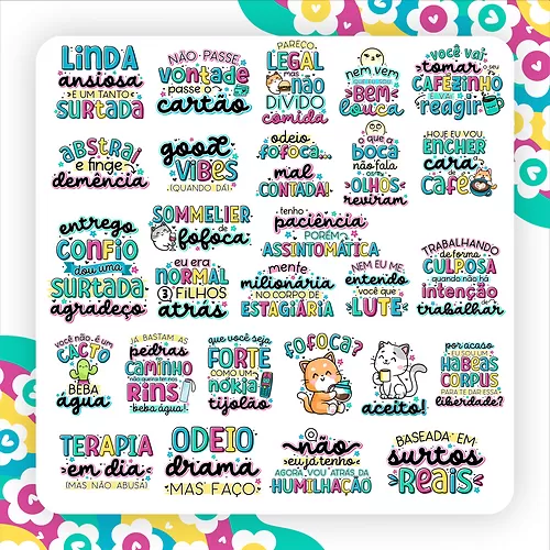 Kit Digital Frases Divertidas – Letterinhas