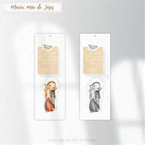 Kit Digital Maria, mãe de Jesus (Santinhos) – Carina’s Paper