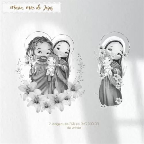Kit Digital Maria, mãe de Jesus (Santinhos) – Carina’s Paper