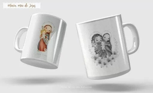 Kit Digital Maria, mãe de Jesus (Santinhos) – Carina’s Paper