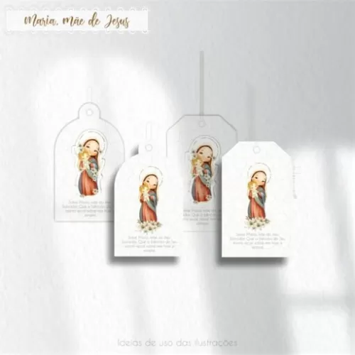 Kit Digital Maria, mãe de Jesus (Santinhos) – Carina’s Paper