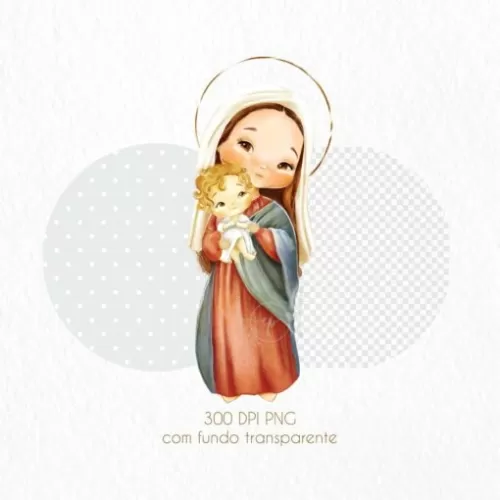 Kit Digital Maria, mãe de Jesus (Santinhos) – Carina’s Paper