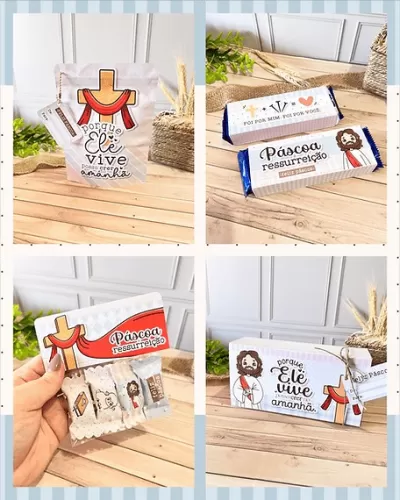 Kit Digital  Mimos – Páscoa Cristã 2024 (Letterinhas)