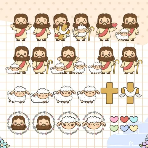 Kit Digital + Mimos Páscoa Cristã 2024 – Letterinhas
