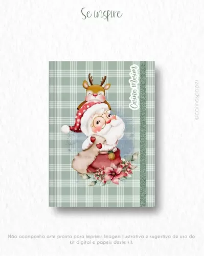 Kit Digital Papai Noel (Carinas Paper)