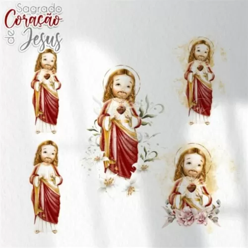 Kit Digital Sagrado Coração de Jesus (Santinhos) – CARINAS