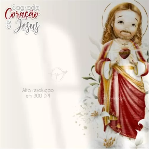 Kit Digital Sagrado Coração de Jesus (Santinhos) – CARINAS