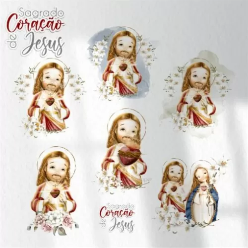 Kit Digital Sagrado Coração de Jesus (Santinhos) – CARINAS