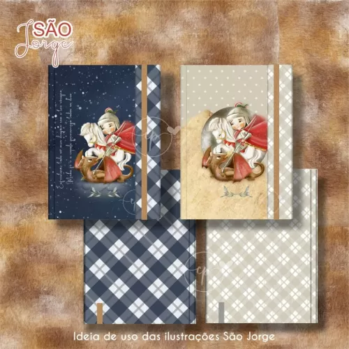 Kit Digital São Jorge (Santinhos) – Carinas Paper