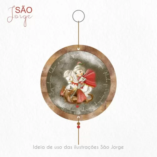 Kit Digital São Jorge (Santinhos) – Carinas Paper