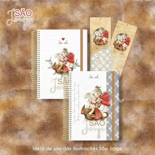 Kit Digital São Jorge (Santinhos) – Carinas Paper