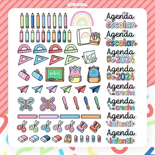 Kit Digital – Volta às Aulas 2024 – Letterinhas