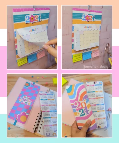 Kit Digital para Calendários 2024 – Ana Flor