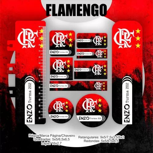 Kit Escolar 2024 Saúde Encadernação – Flamengo – Pamella Vieira