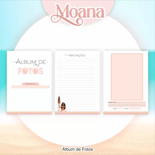 Kit Escolar 2024 Saúde Encadernação – MOANA – Pamella Vieira