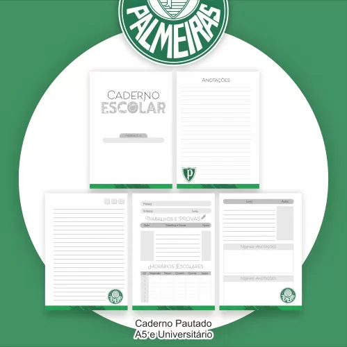 Kit Escolar 2024 Saúde Encadernação – Palmeiras – Pamella Vieira