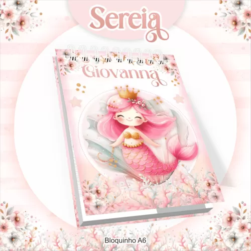 Kit Escolar 2024 Saúde Encadernação – Sereia – Pamella Vieira