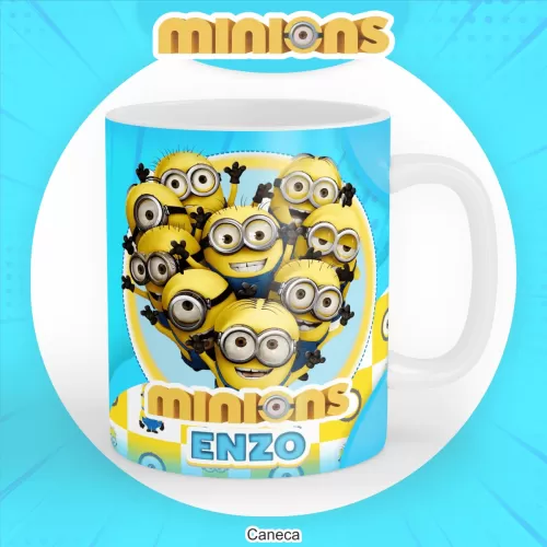 Kit Escolar | Saúde Encadernação 2024 – Minions – Pamella Vieira