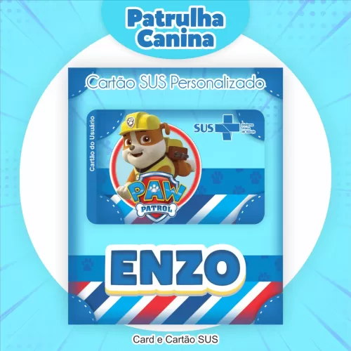 Kit Escolar | Saúde Encadernação 2024 – Patrulha Canina Menino – Pamella Vieira