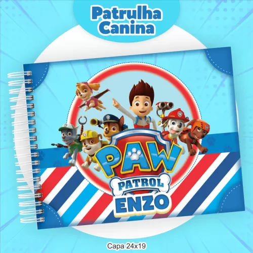 Kit Escolar | Saúde Encadernação 2024 – Patrulha Canina Menino – Pamella Vieira