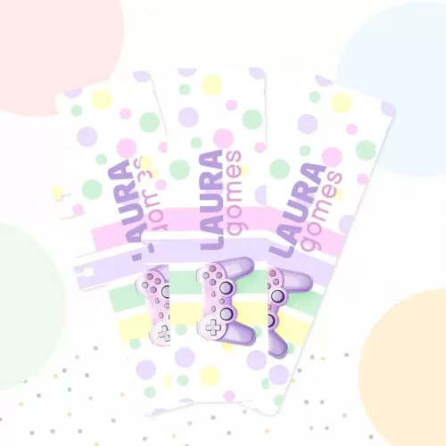 Kit Gamer Menina – Volta às Aulas 2024 (Papel Amado)